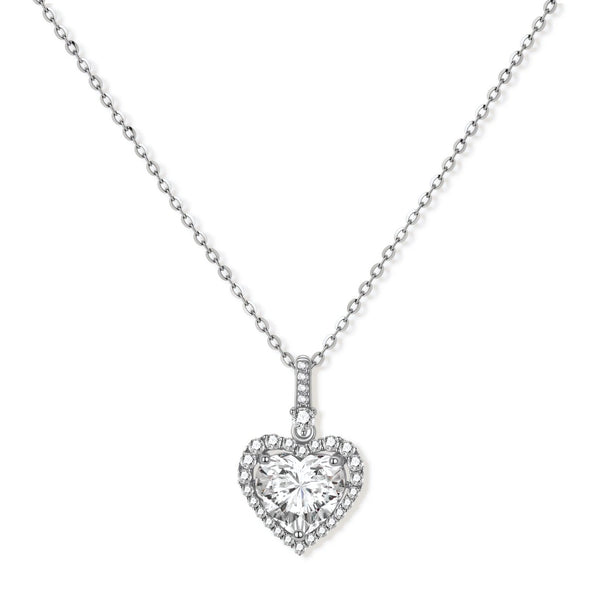 Heart of Light Moissanite Necklace