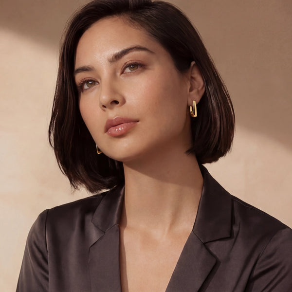Golden Hour Huggie Earrings