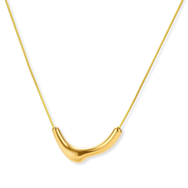 Curve Statement Necklace