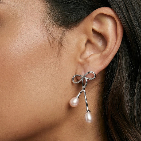 Ethereal Pearl Drop Earrings