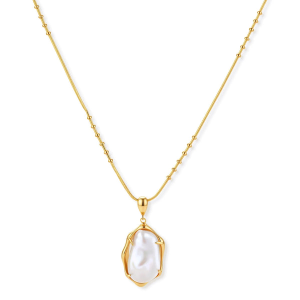 Baroque Pearl Pendant Necklace