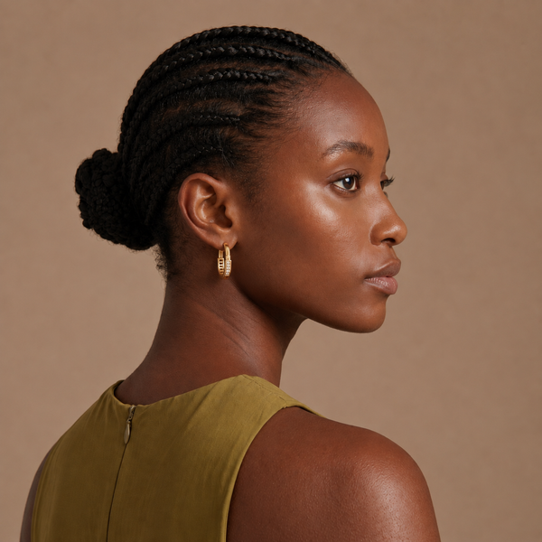 Golden Hour Huggie Hoops