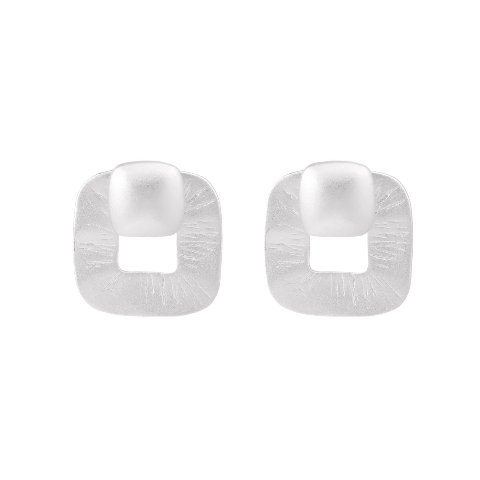 Textured Square Studs