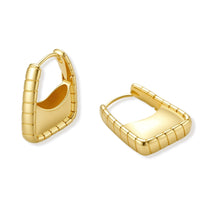 Bamboo Huggie Hoops