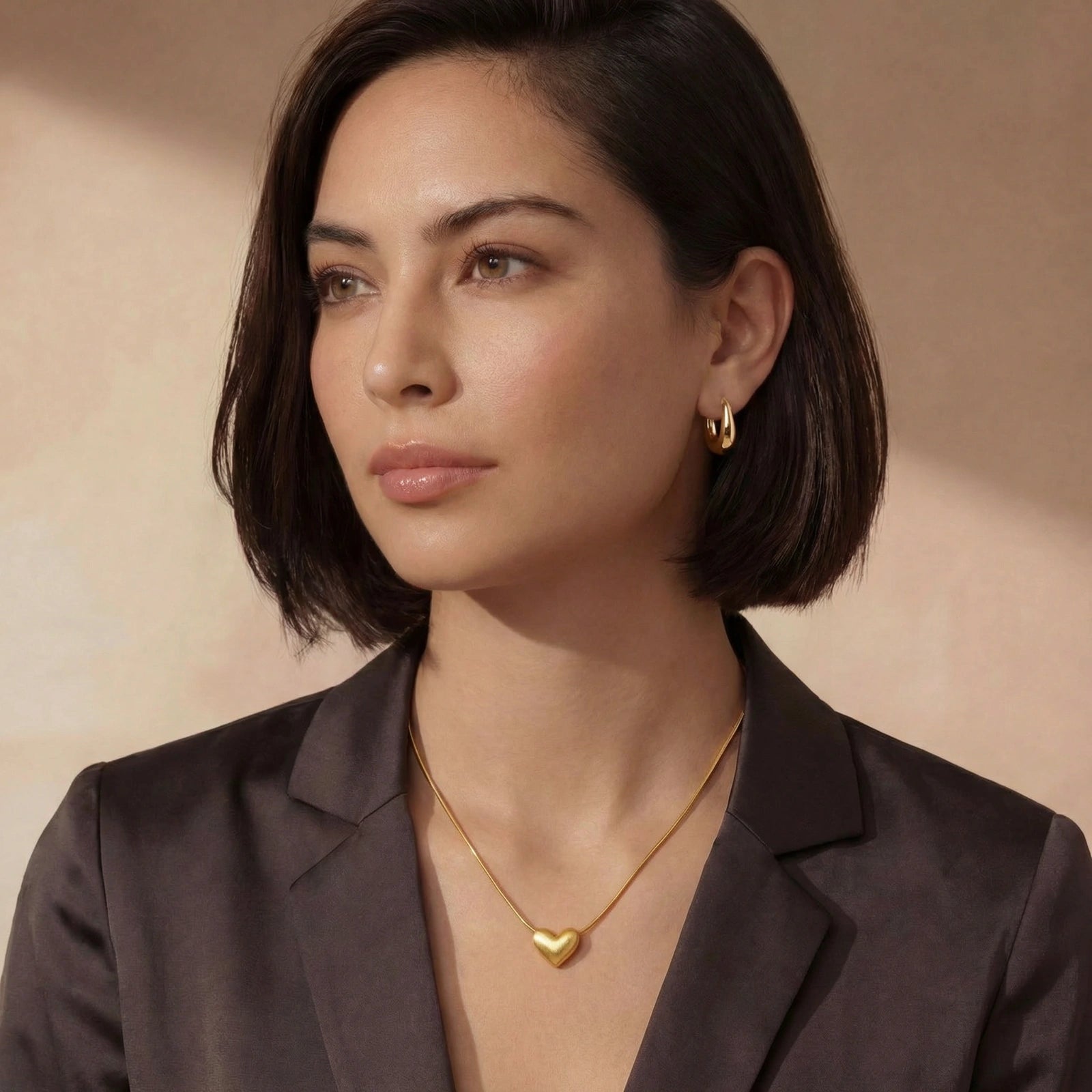 Golden Heart Necklace