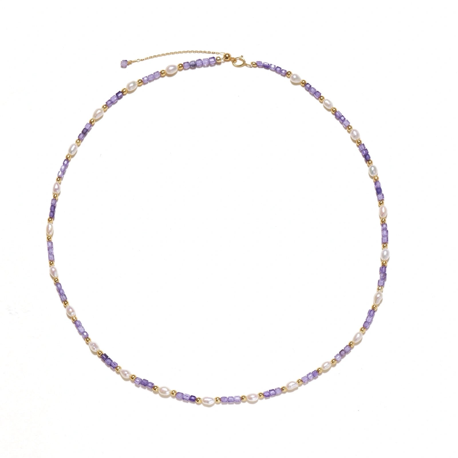 Amethyst Pearl Harmony Necklace