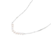 Luna Pearl Arc Necklace