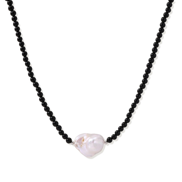 Midnight Pearl Necklace