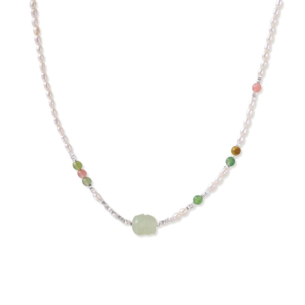 Jade Garden Pearl Necklace