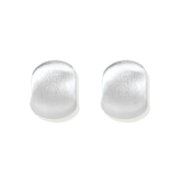 Brushed Silver Studs