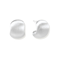 Brushed Silver Studs