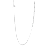 Silver Sphere Gradient Necklace