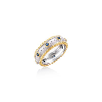 Azure Dreams Band Ring