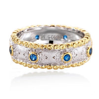 Azure Dreams Band Ring