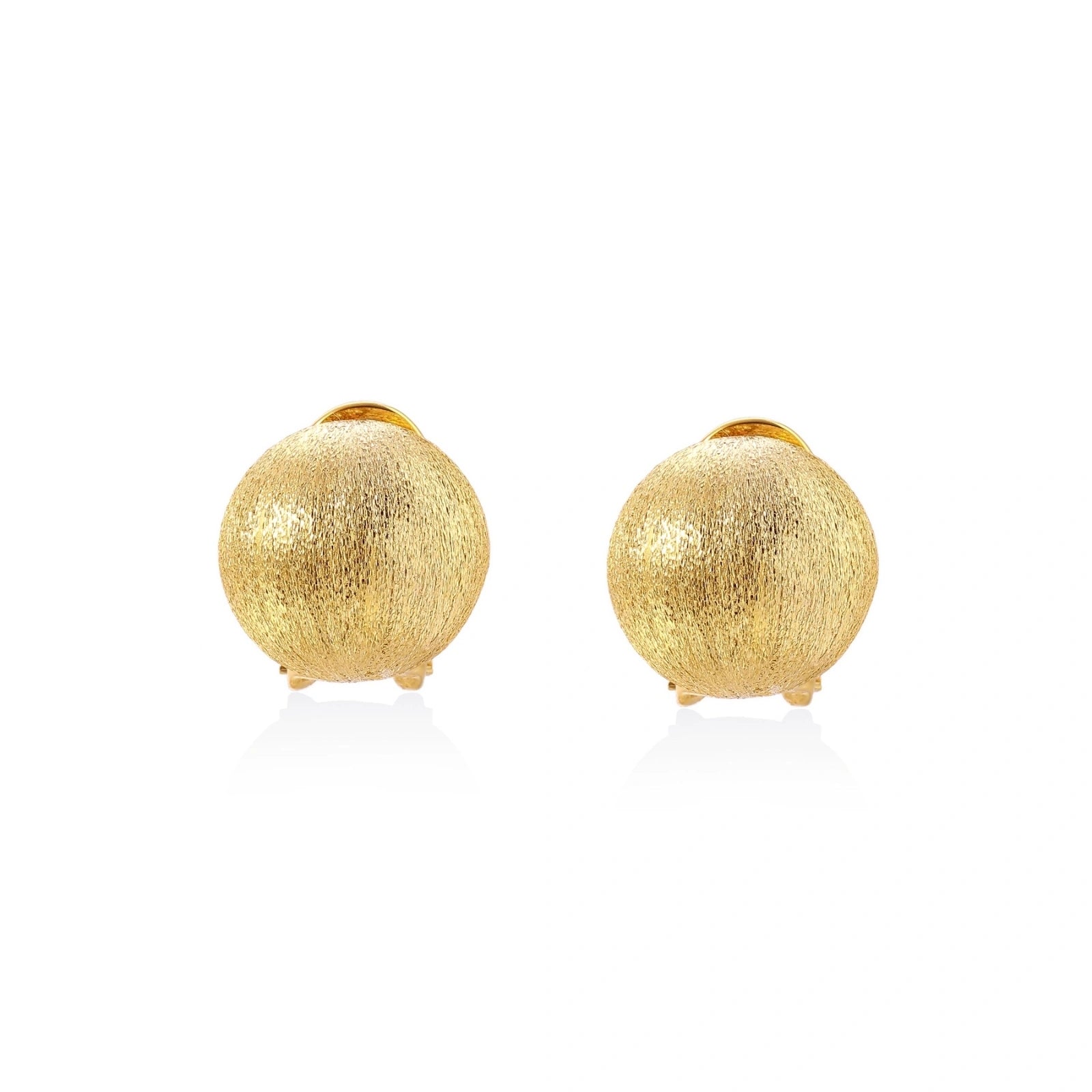 Brushed Gold Dome Clips