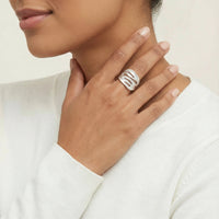 Ridge Wave Ring
