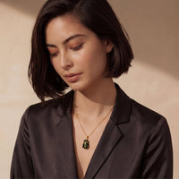 Forest Gold Amber Pendant