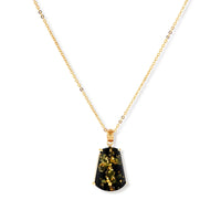 Forest Gold Amber Pendant