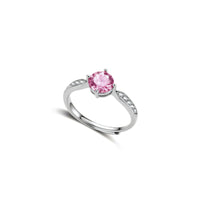 Pink Dreams Moissanite Ring
