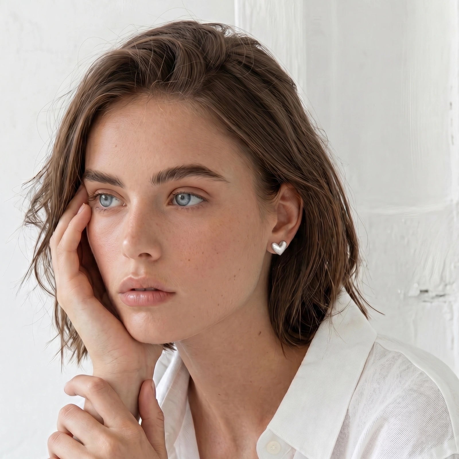 Heart Glow Studs