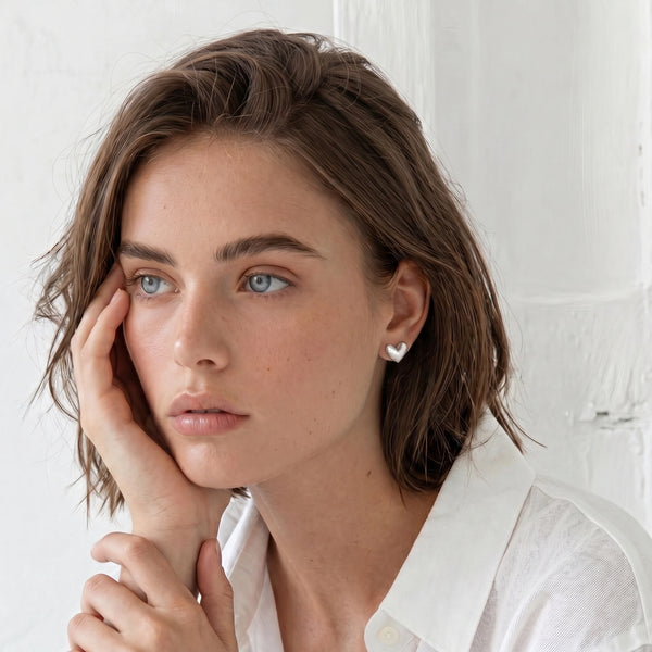 Heart Glow Studs