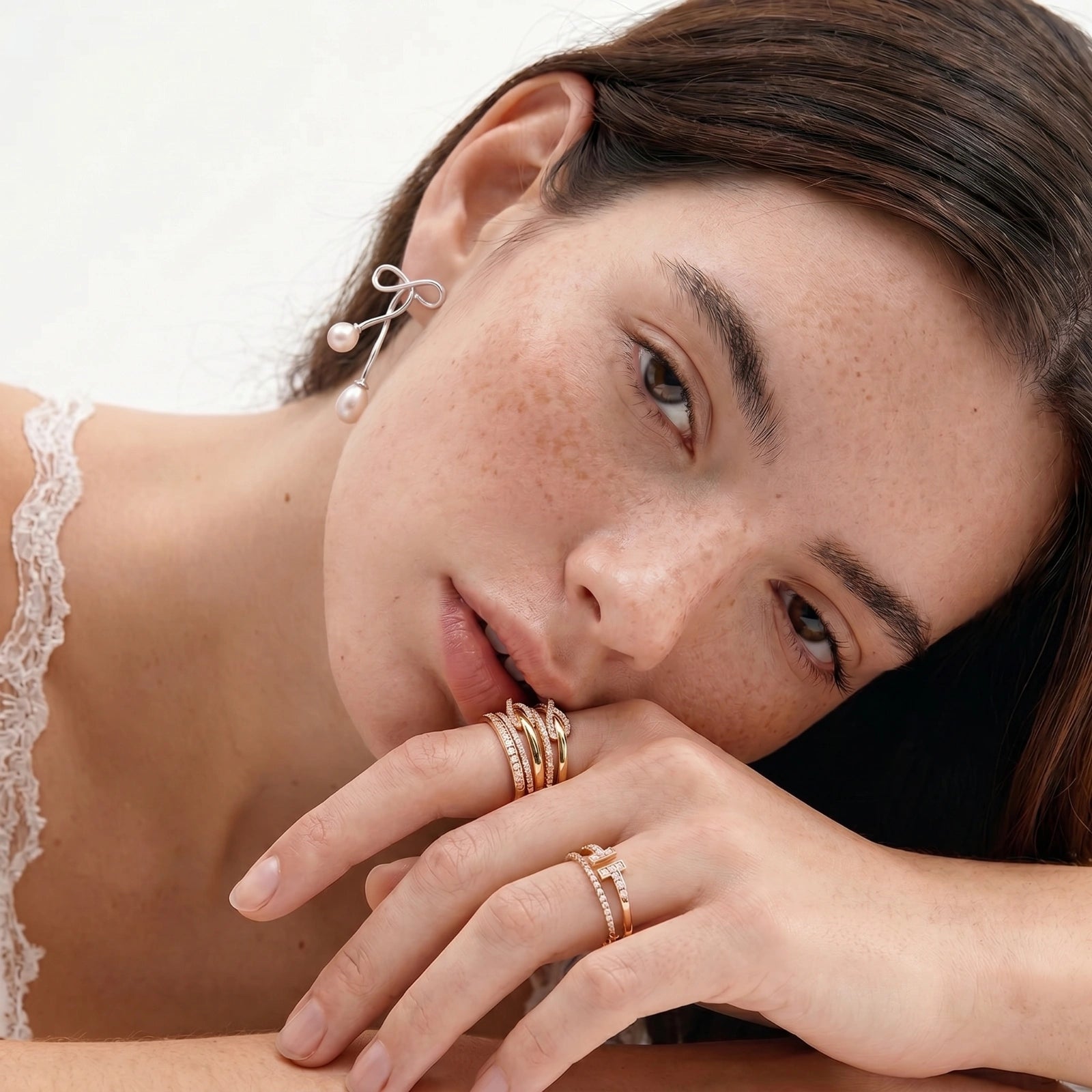 Ethereal Pearl Drop Earrings