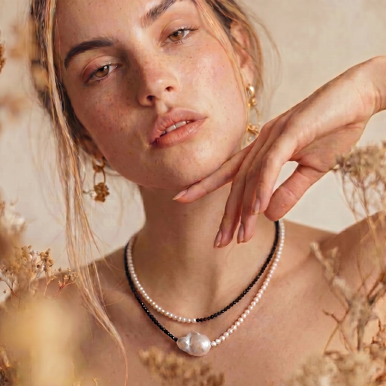 Moonlit Layers Necklace