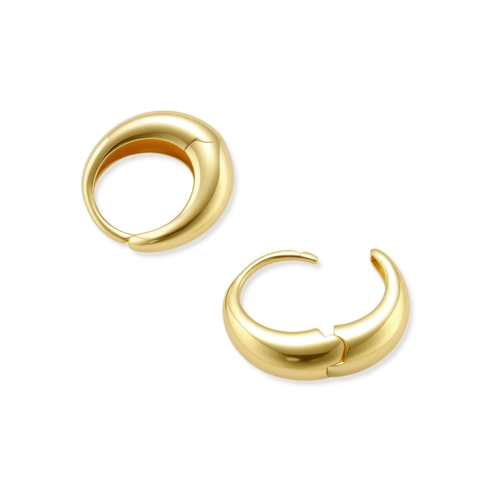 Golden Era Huggie Hoops