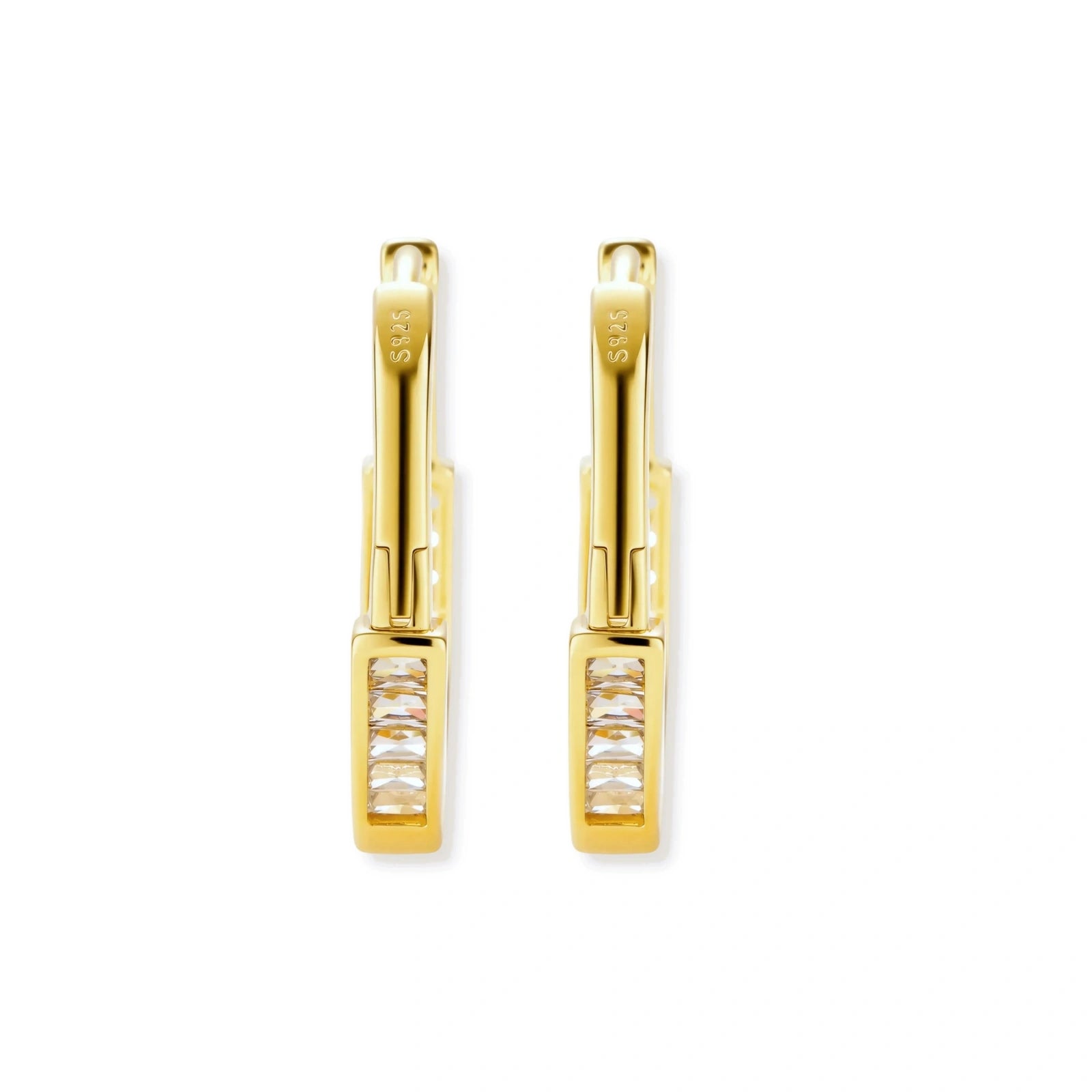 Golden Hour Huggie Hoops