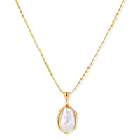 Baroque Pearl Pendant Necklace
