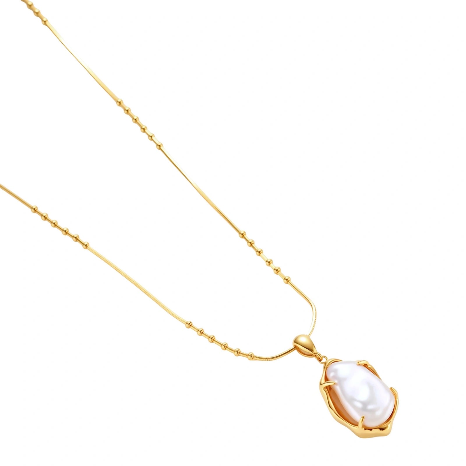 Baroque Pearl Pendant Necklace