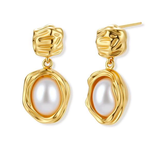 Golden Bloom Pearl Drops