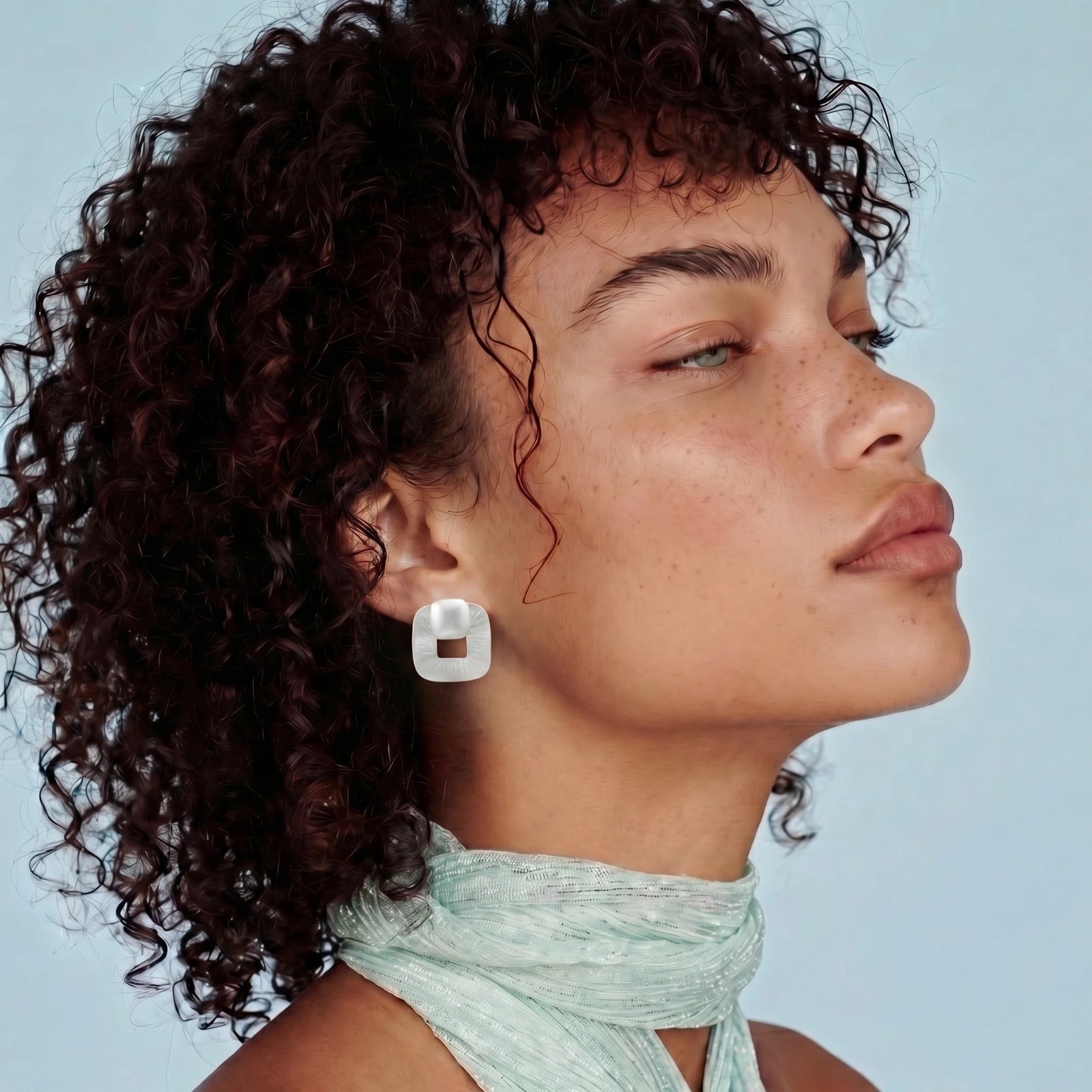 Textured Square Studs