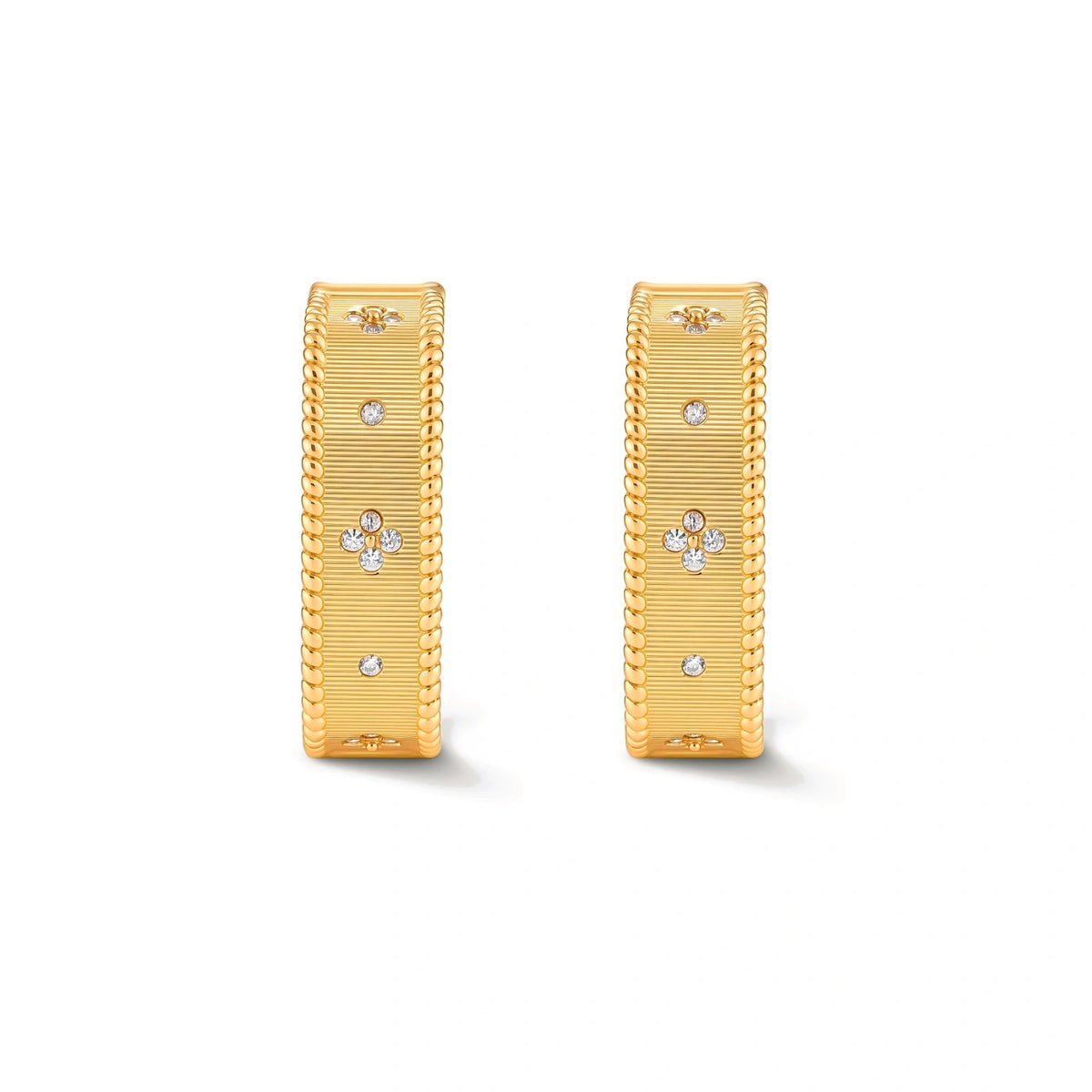 Baroque Huggie Hoops