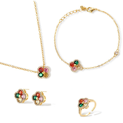 Lucky Clover Jewelry Set