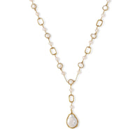 Lumina Pearl Station Necklace
