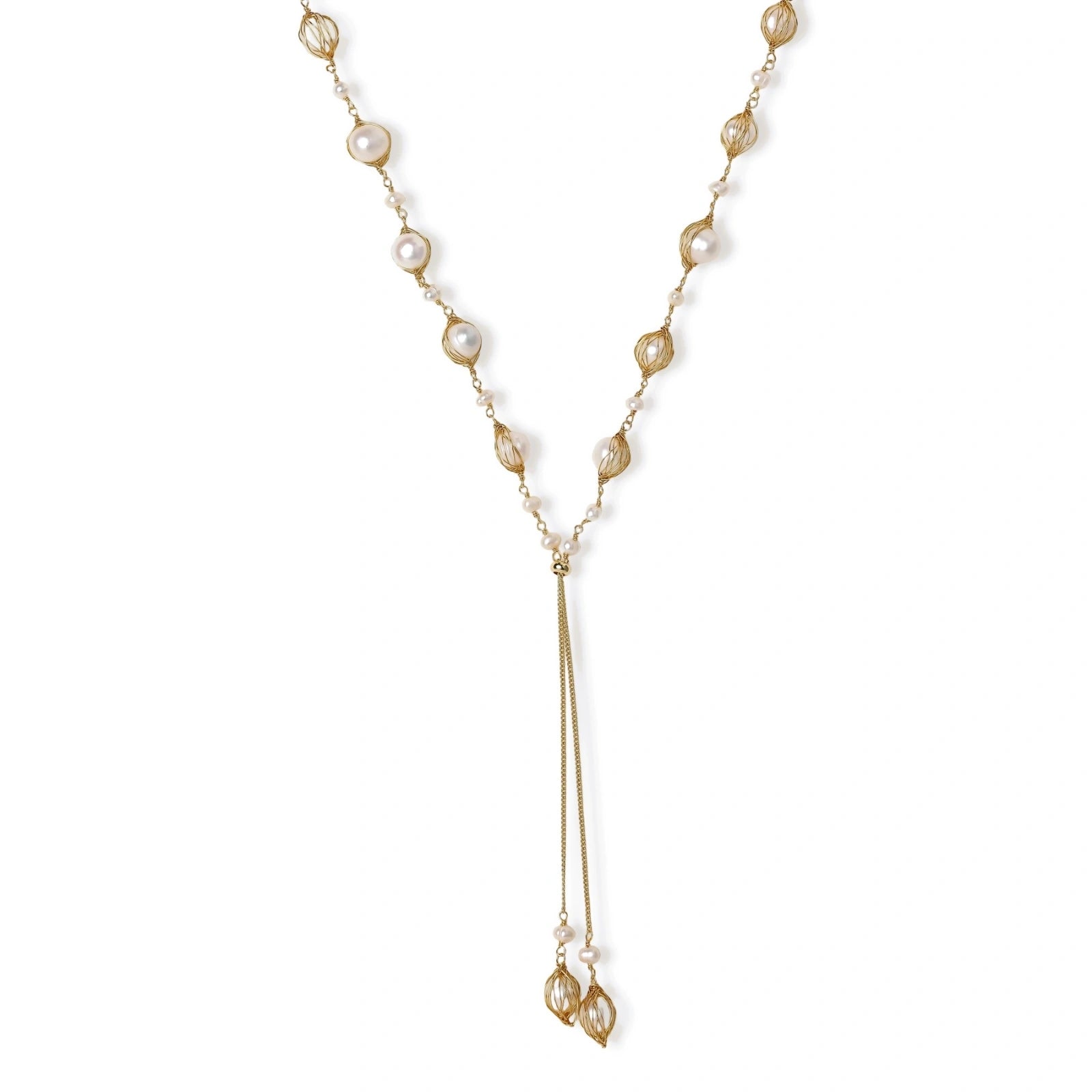 Golden Pearl Lariat