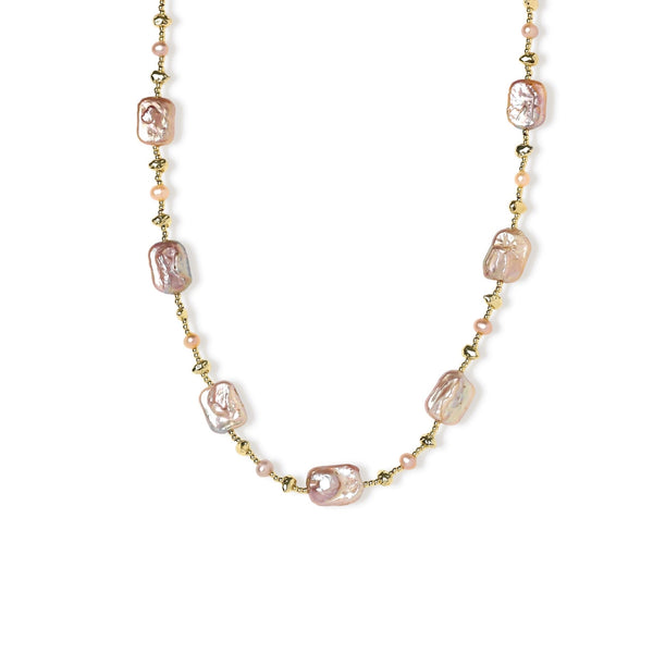 Iridescent Pearl Chain