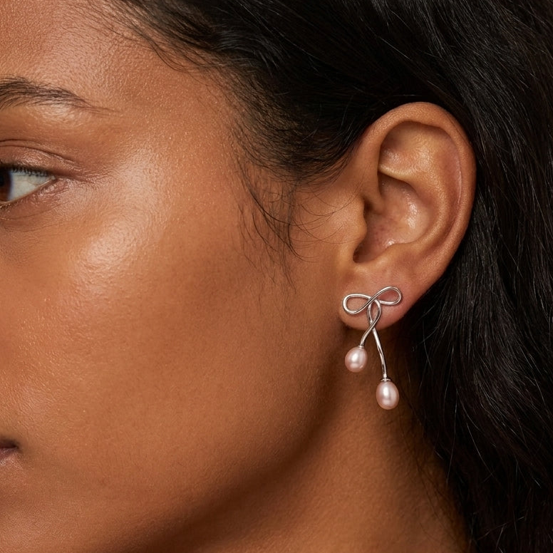 Ethereal Pearl Drop Earrings