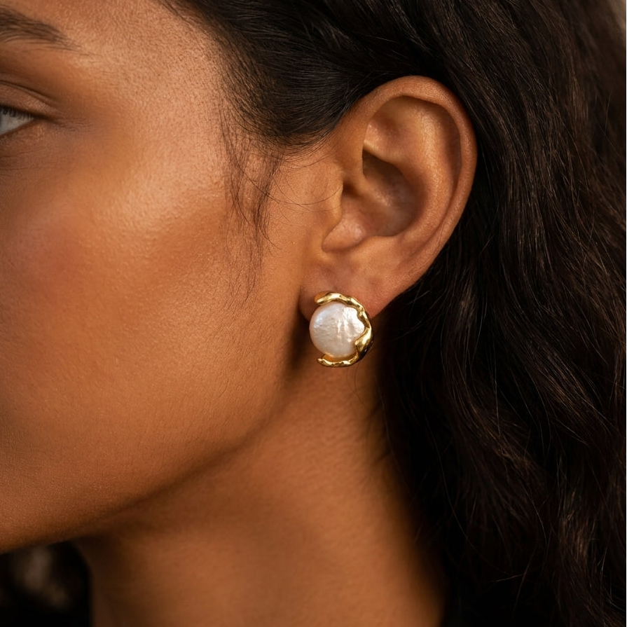 Pearl Embrace Studs