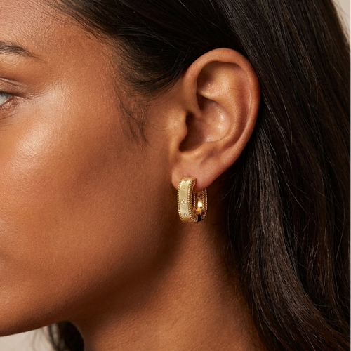 Baroque Huggie Hoops